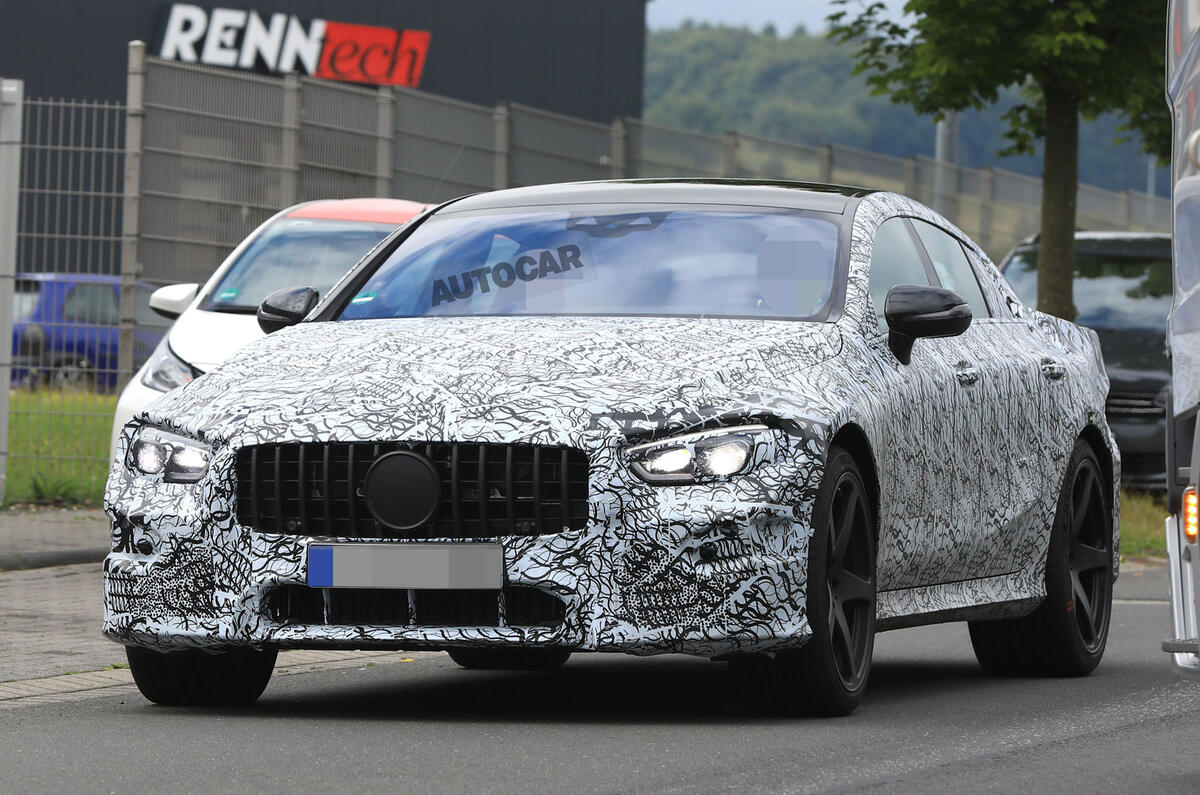 Mercedes-AMG GT four-door - 800bhp hybrid system under development