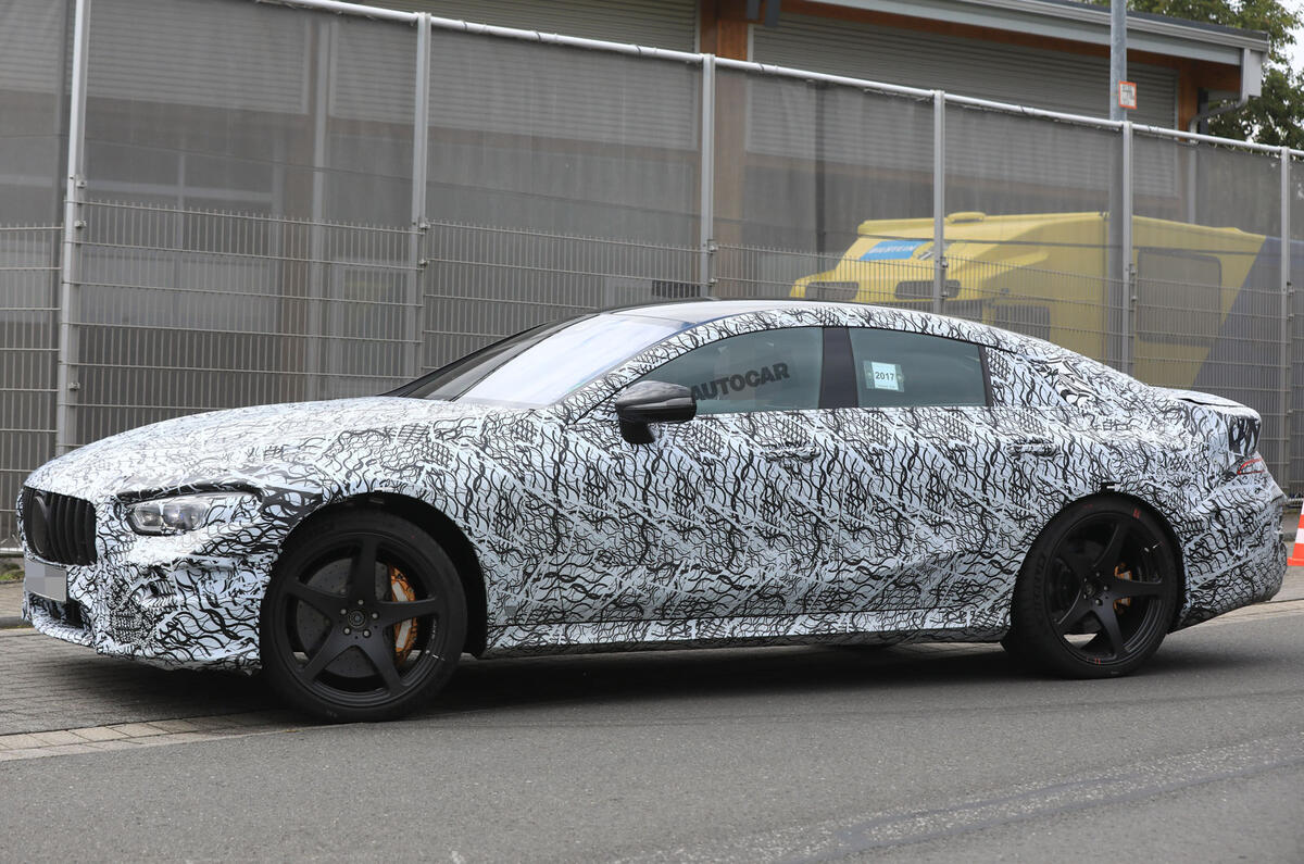 Mercedes-AMG GT four-door - 800bhp hybrid system under development