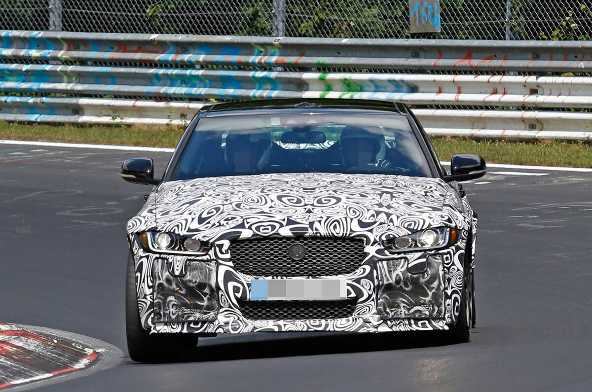 New Jaguar XE SV Project 8 takes on the Nürburgring