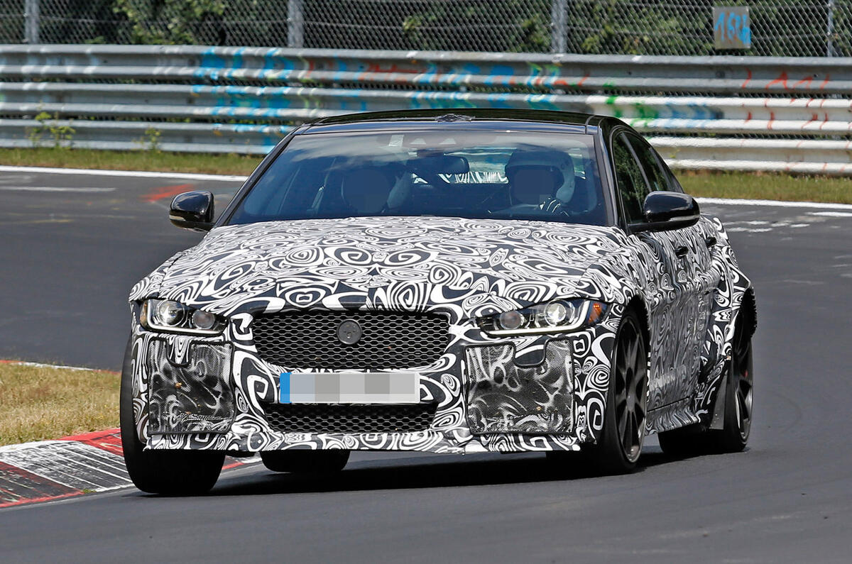 New Jaguar XE SV Project 8 takes on the Nürburgring