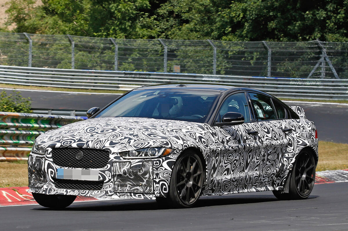 New Jaguar XE SV Project 8 takes on the Nürburgring