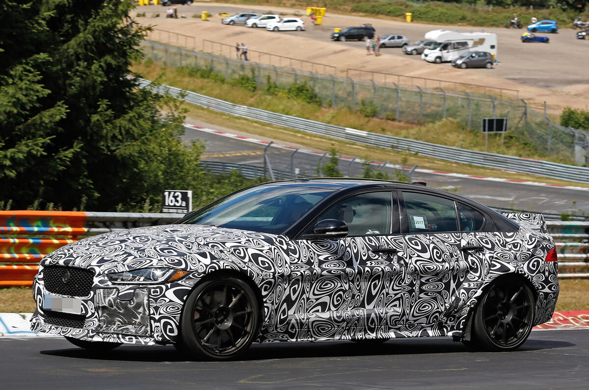 New Jaguar XE SV Project 8 takes on the Nürburgring