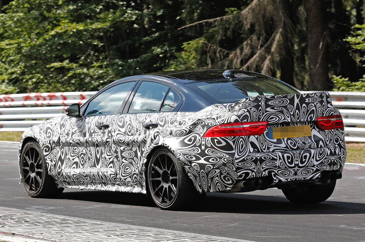 New Jaguar XE SV Project 8 takes on the Nürburgring