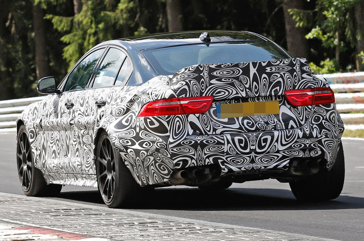 New Jaguar XE SV Project 8 takes on the Nürburgring