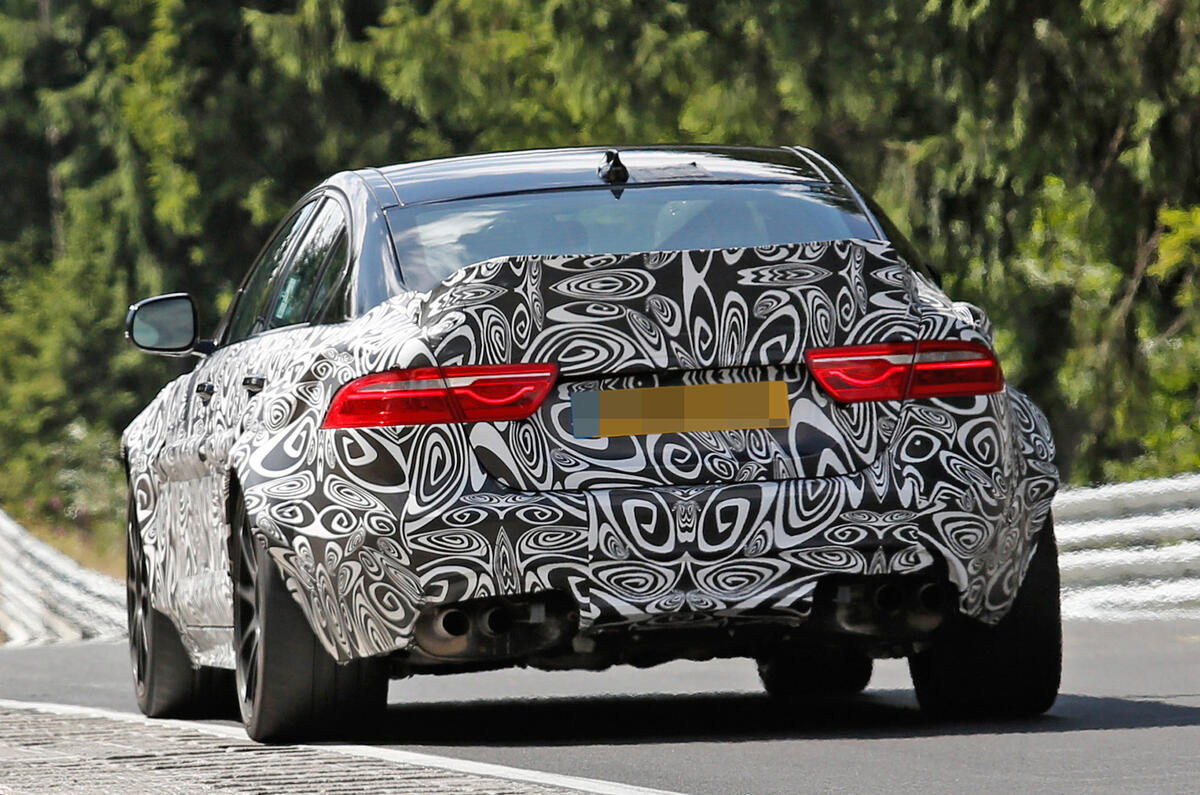 New Jaguar XE SV Project 8 takes on the Nürburgring
