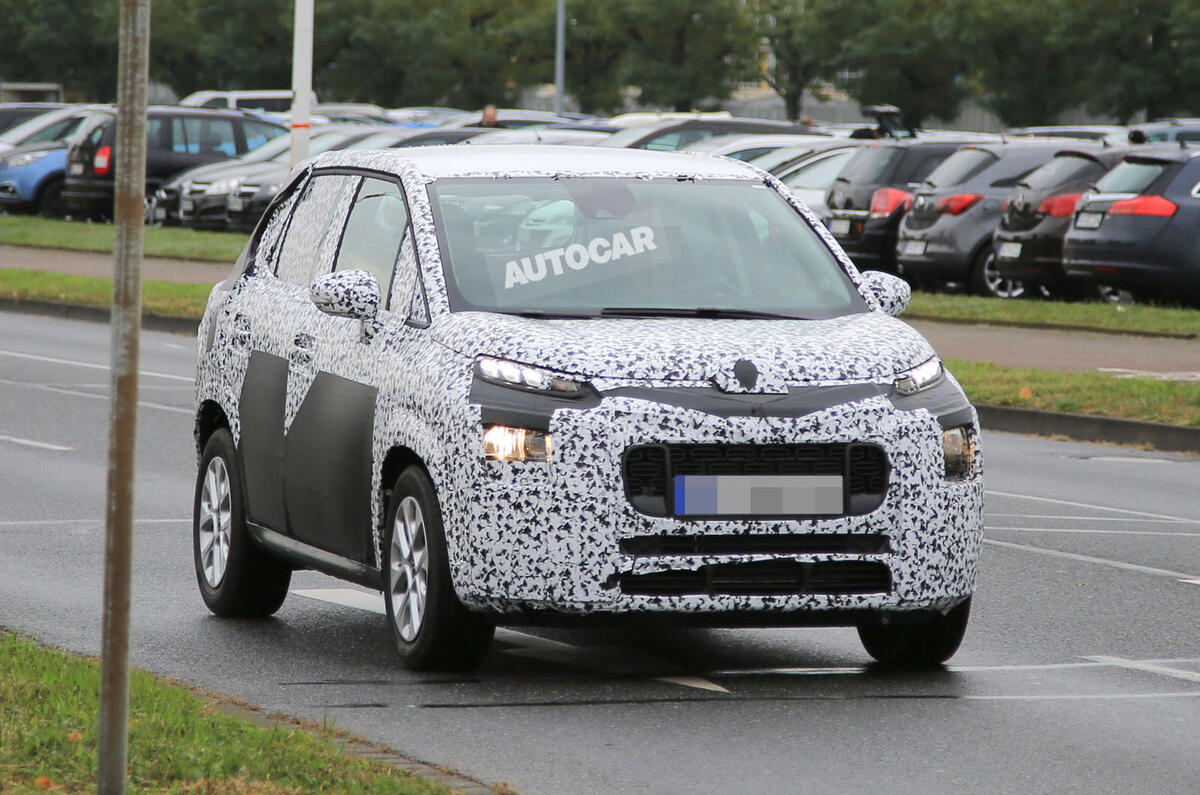 2017 Citroën C3 Picasso spotted testing