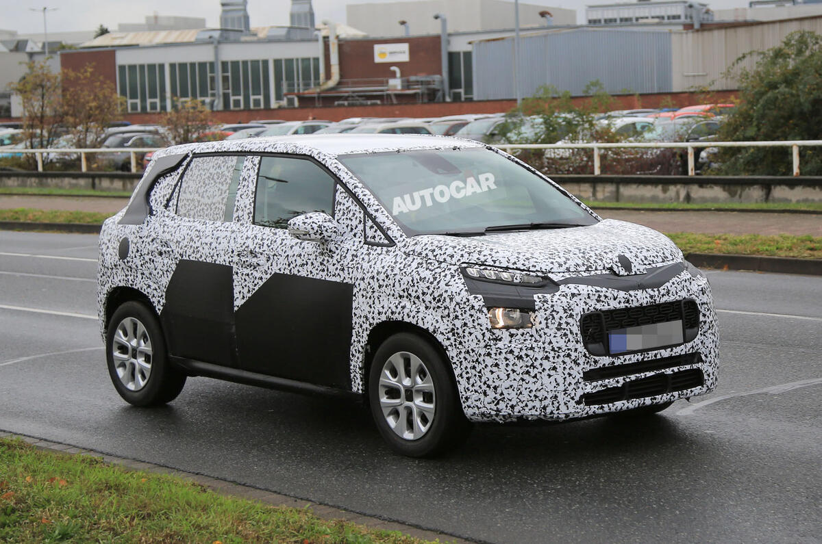 2017 Citroën C3 Picasso spotted testing