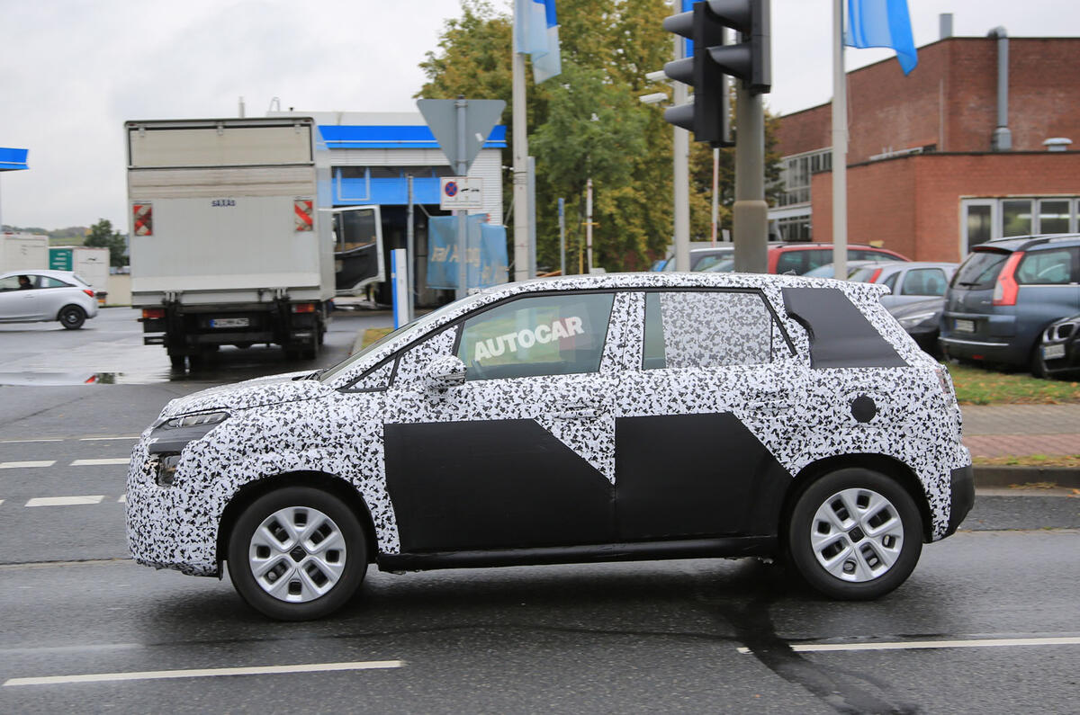 2017 Citroën C3 Picasso spotted testing