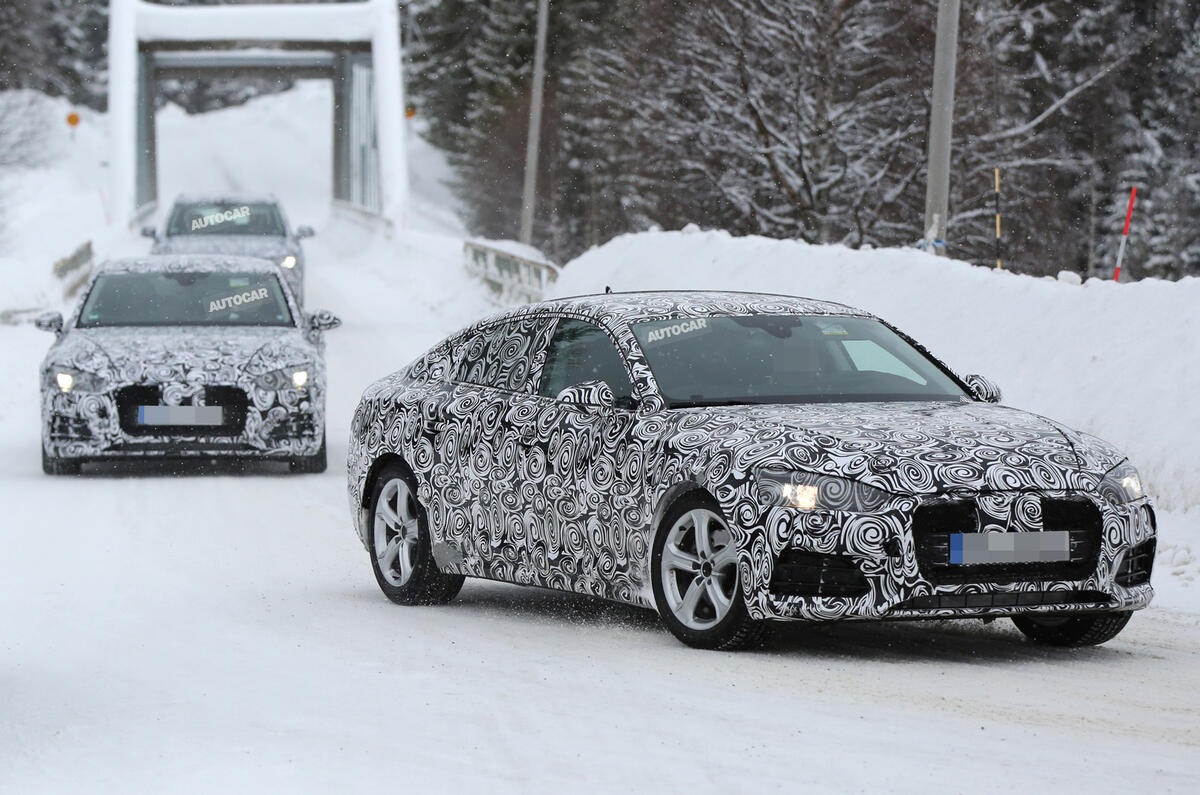 2017 Audi A5 Sportback spy shots