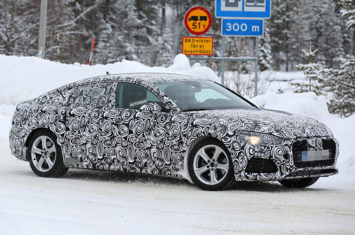 2017 Audi A5 Sportback spy shots