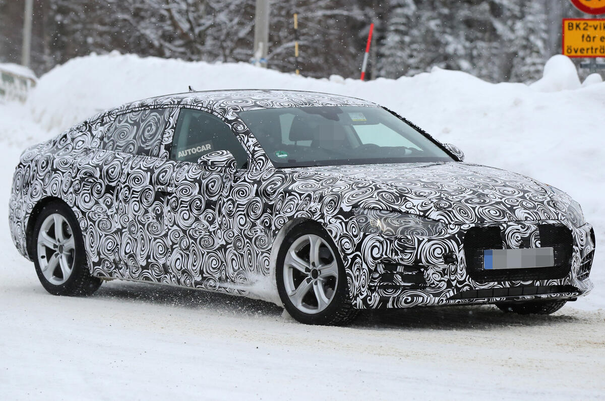 2017 Audi A5 Sportback spy shots