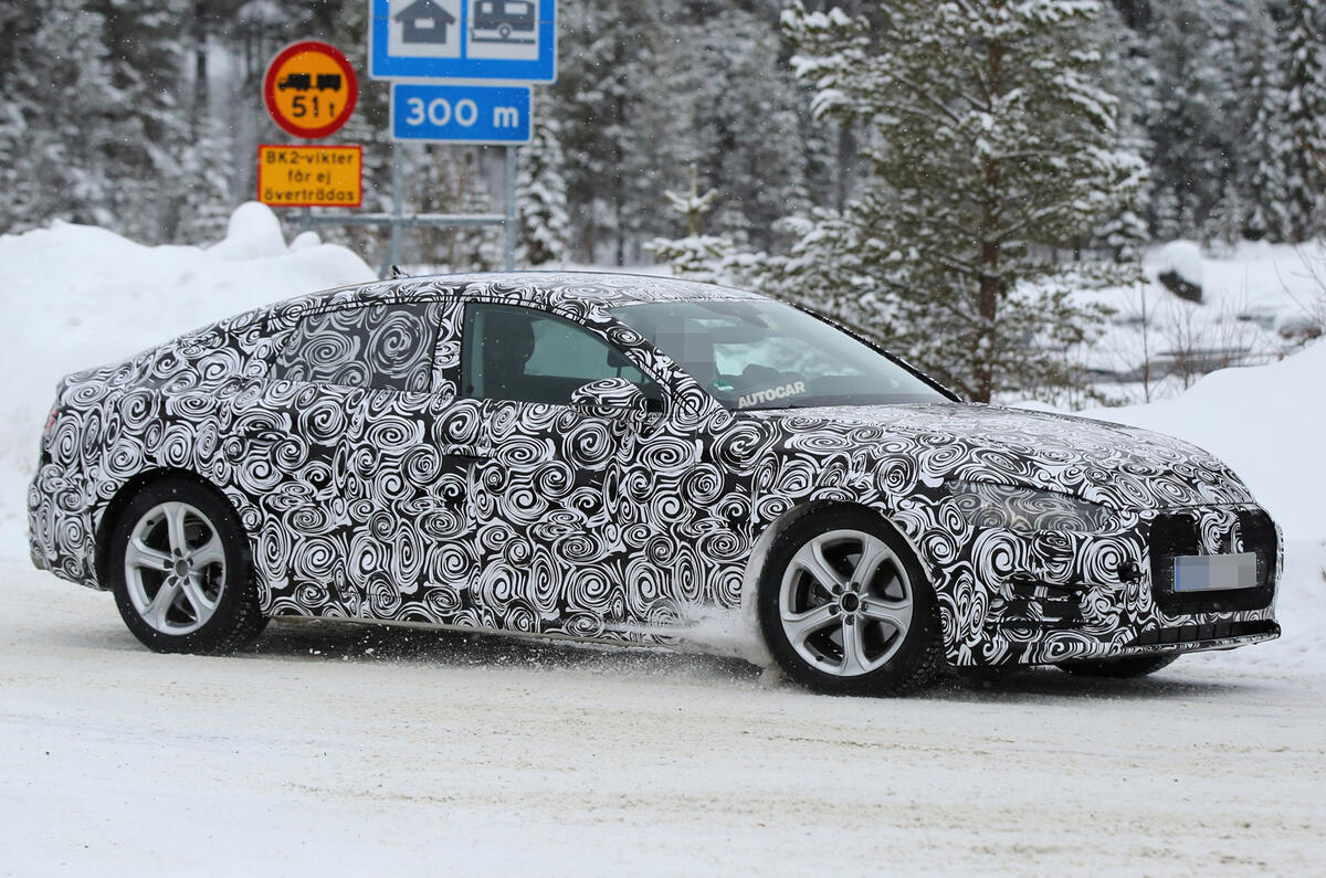 2017 Audi A5 Sportback spy shots