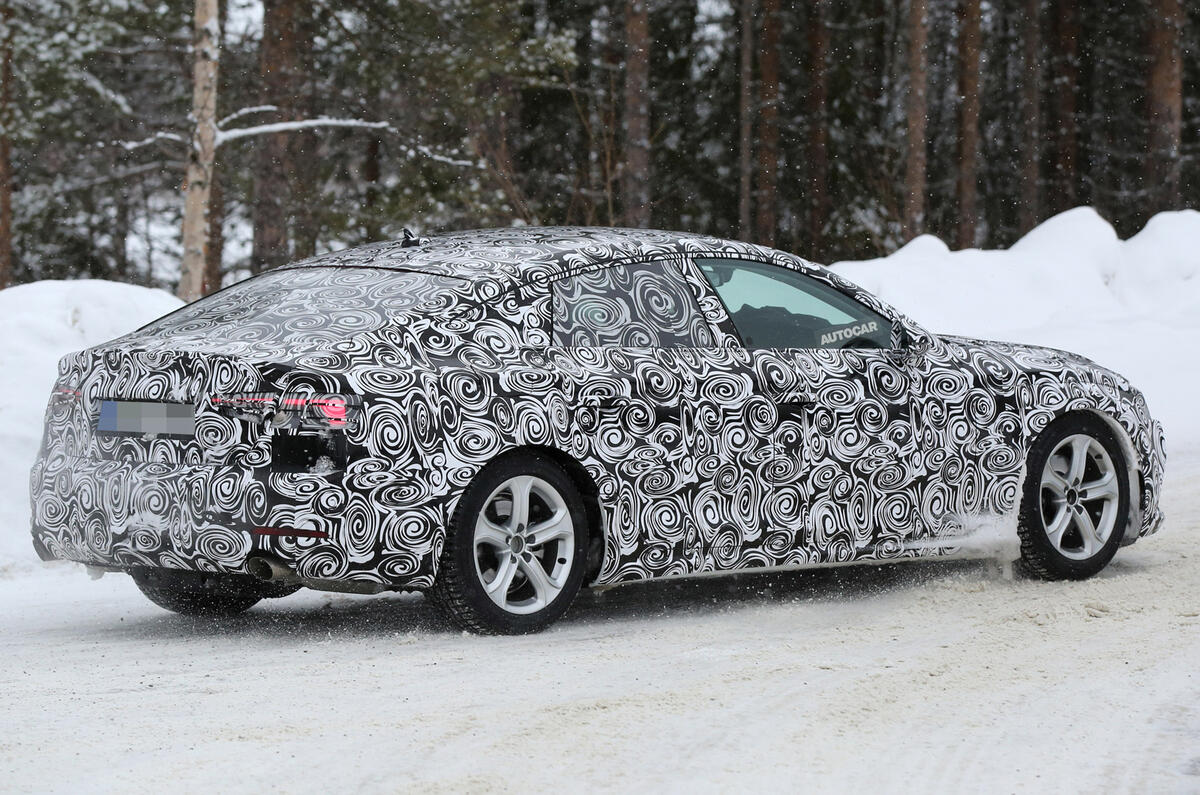 2017 Audi A5 Sportback spy shots