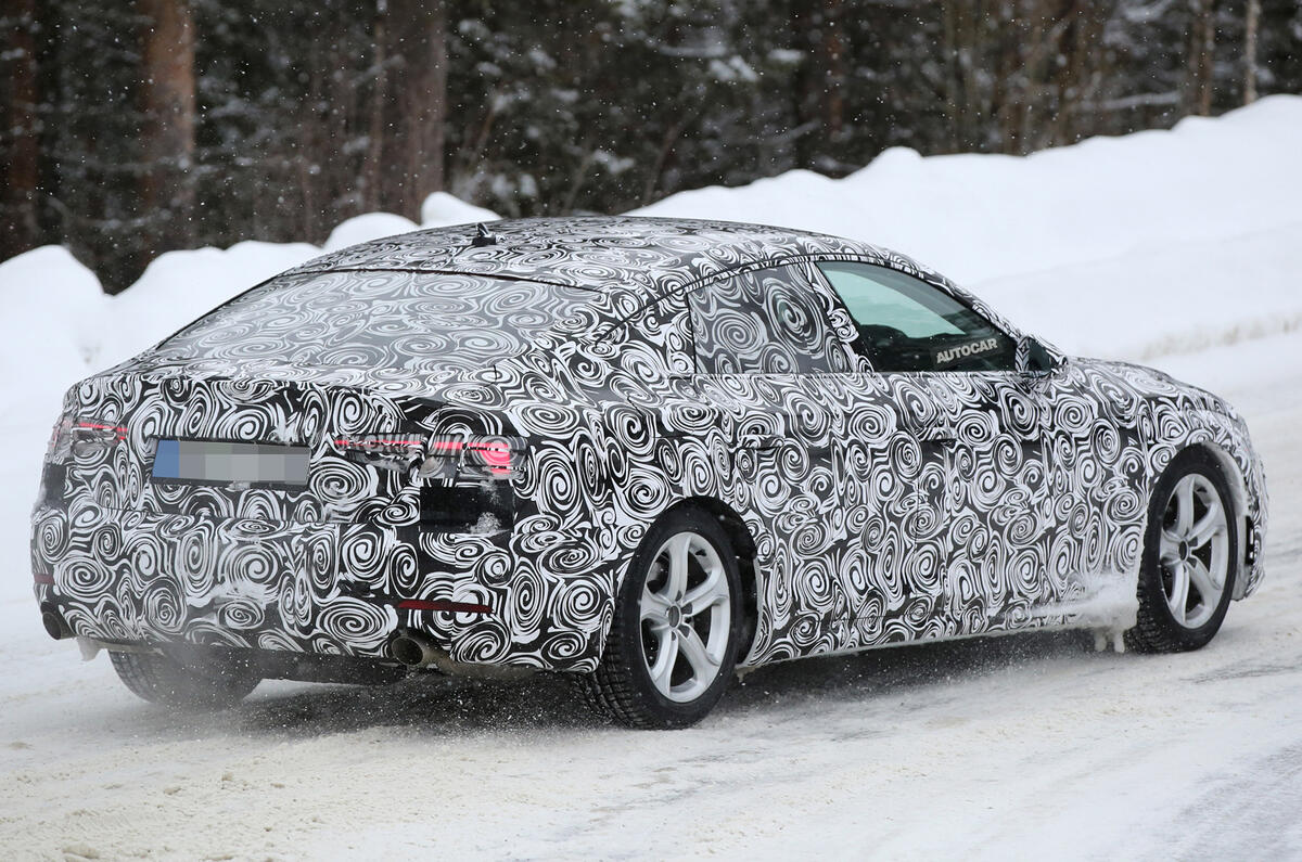 2017 Audi A5 Sportback spy shots