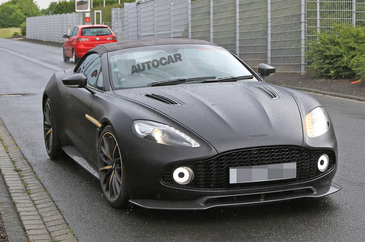 £1.3m Aston Martin Vanquish Zagato Volante spotted testing