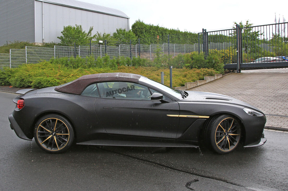 £1.3m Aston Martin Vanquish Zagato Volante spotted testing