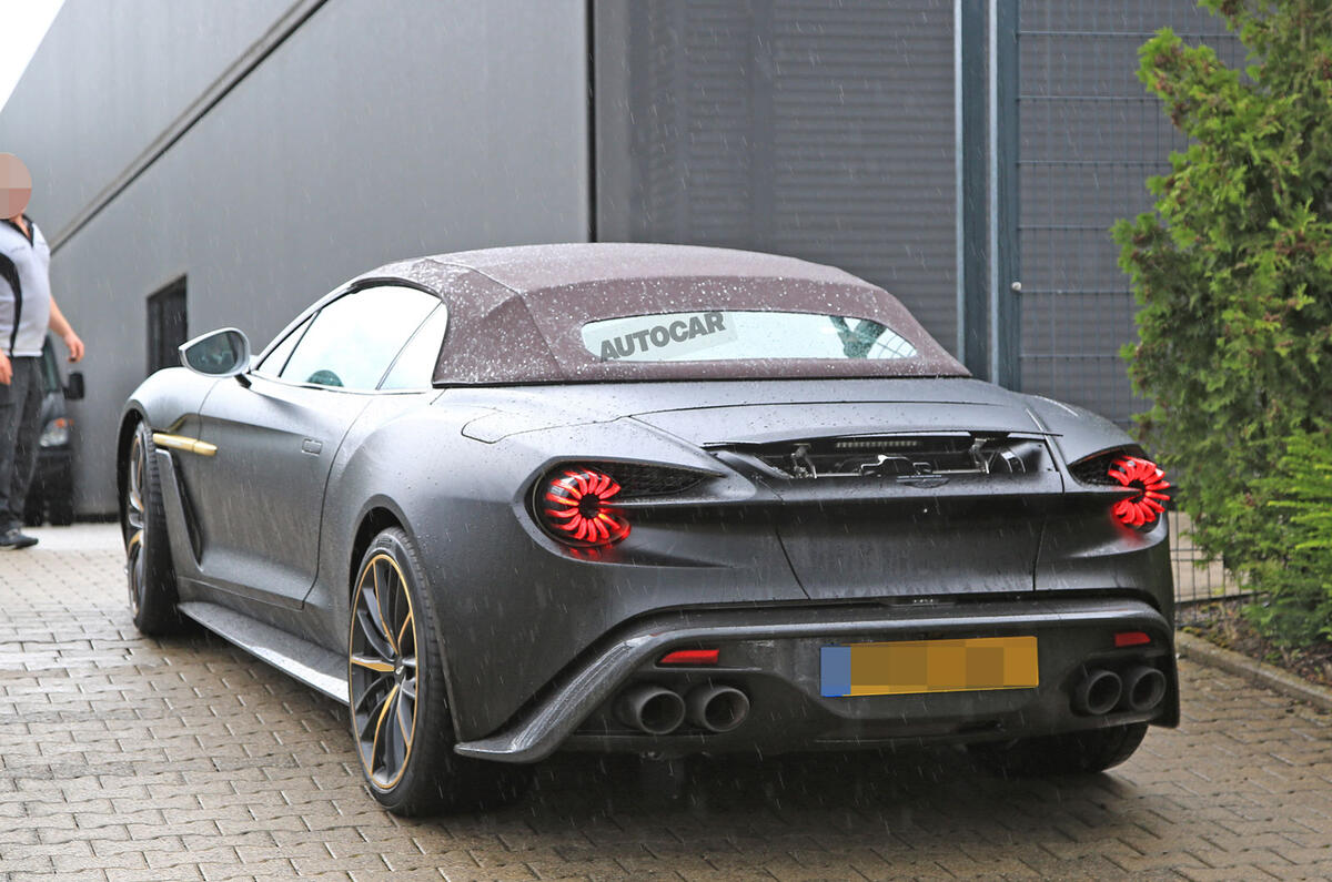 £1.3m Aston Martin Vanquish Zagato Volante spotted testing