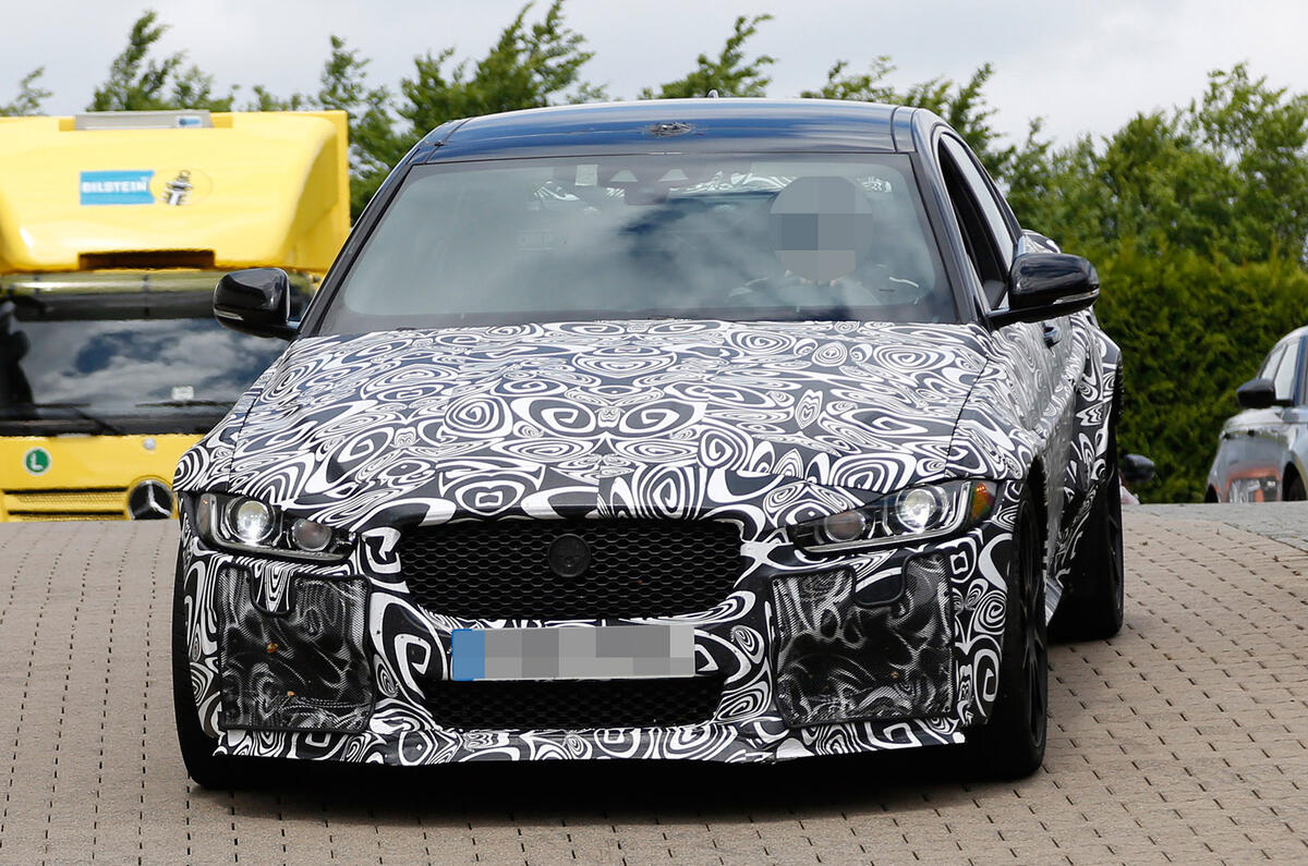 New Jaguar XE SV Project 8 takes on the Nürburgring