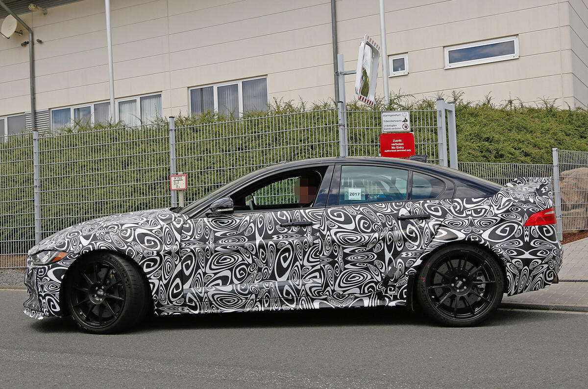 New Jaguar XE SV Project 8 takes on the Nürburgring