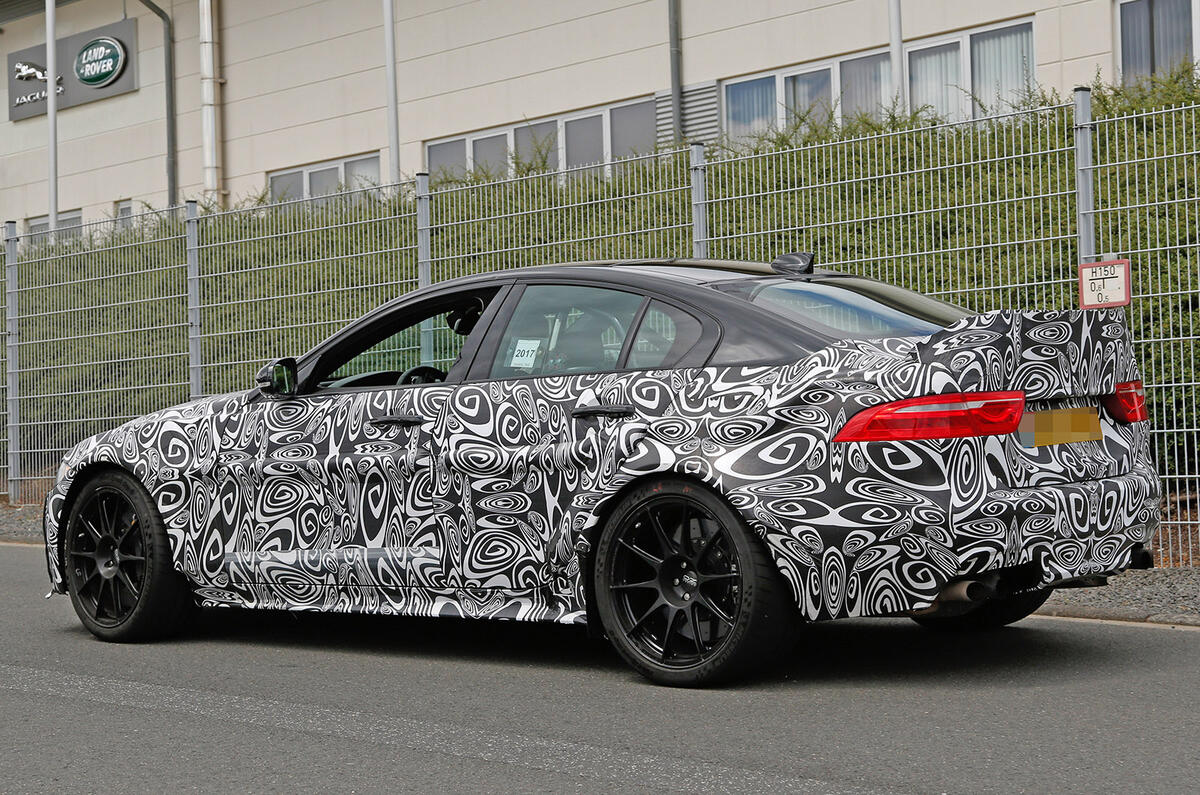 New Jaguar XE SV Project 8 takes on the Nürburgring