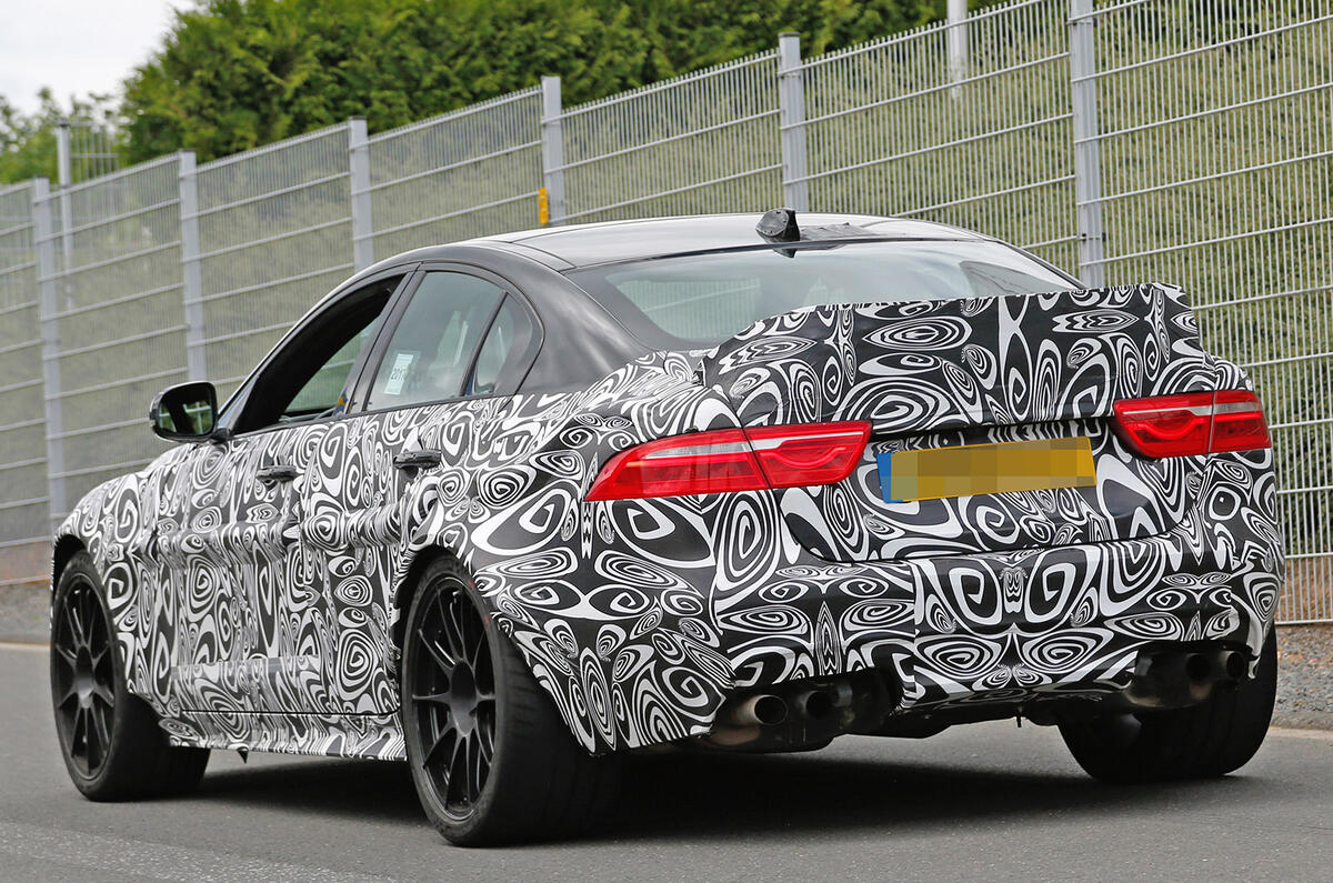 New Jaguar XE SV Project 8 takes on the Nürburgring