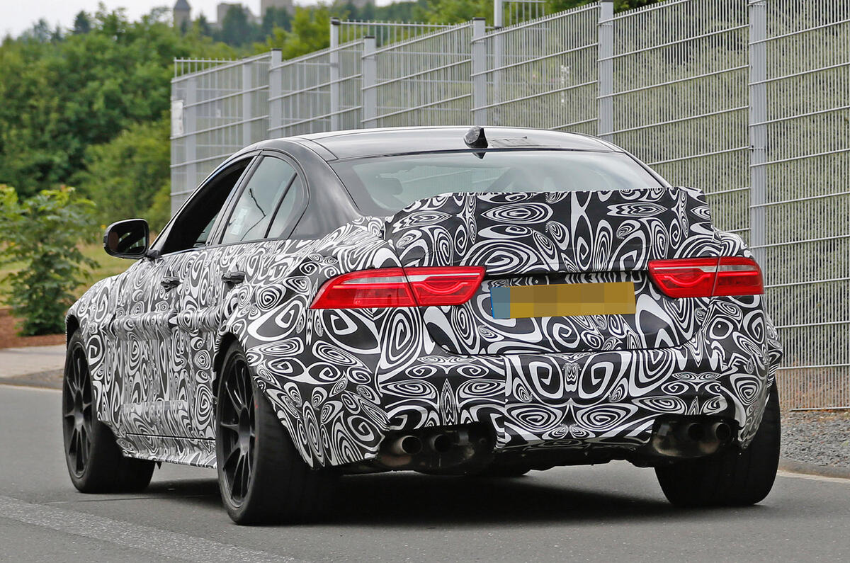 New Jaguar XE SV Project 8 takes on the Nürburgring