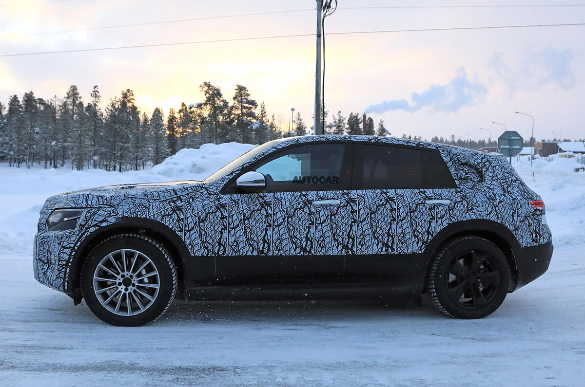 Mercedes EQ C: pictures and video of future all-electric Model X rival