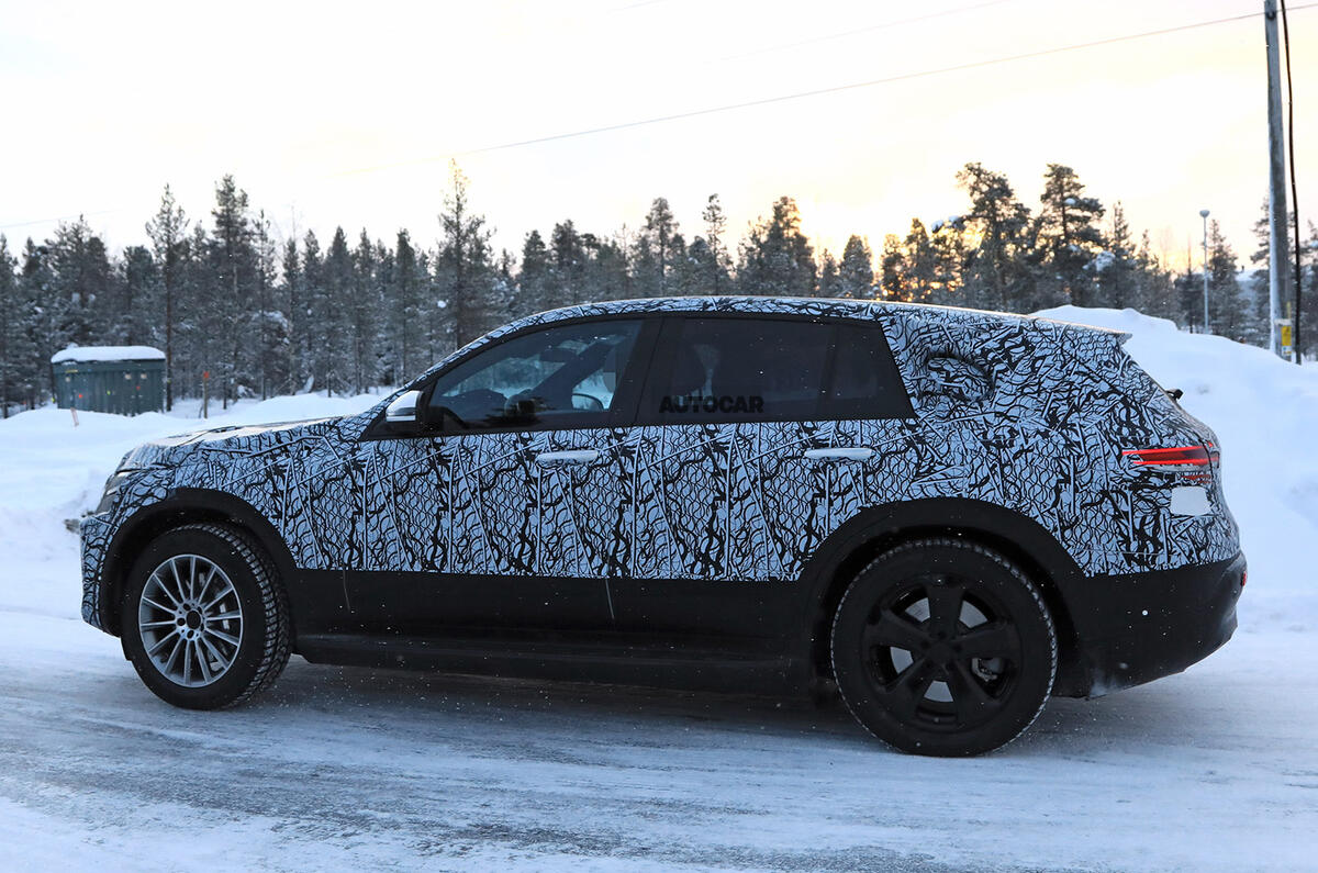Mercedes EQ C: pictures and video of future all-electric Model X rival