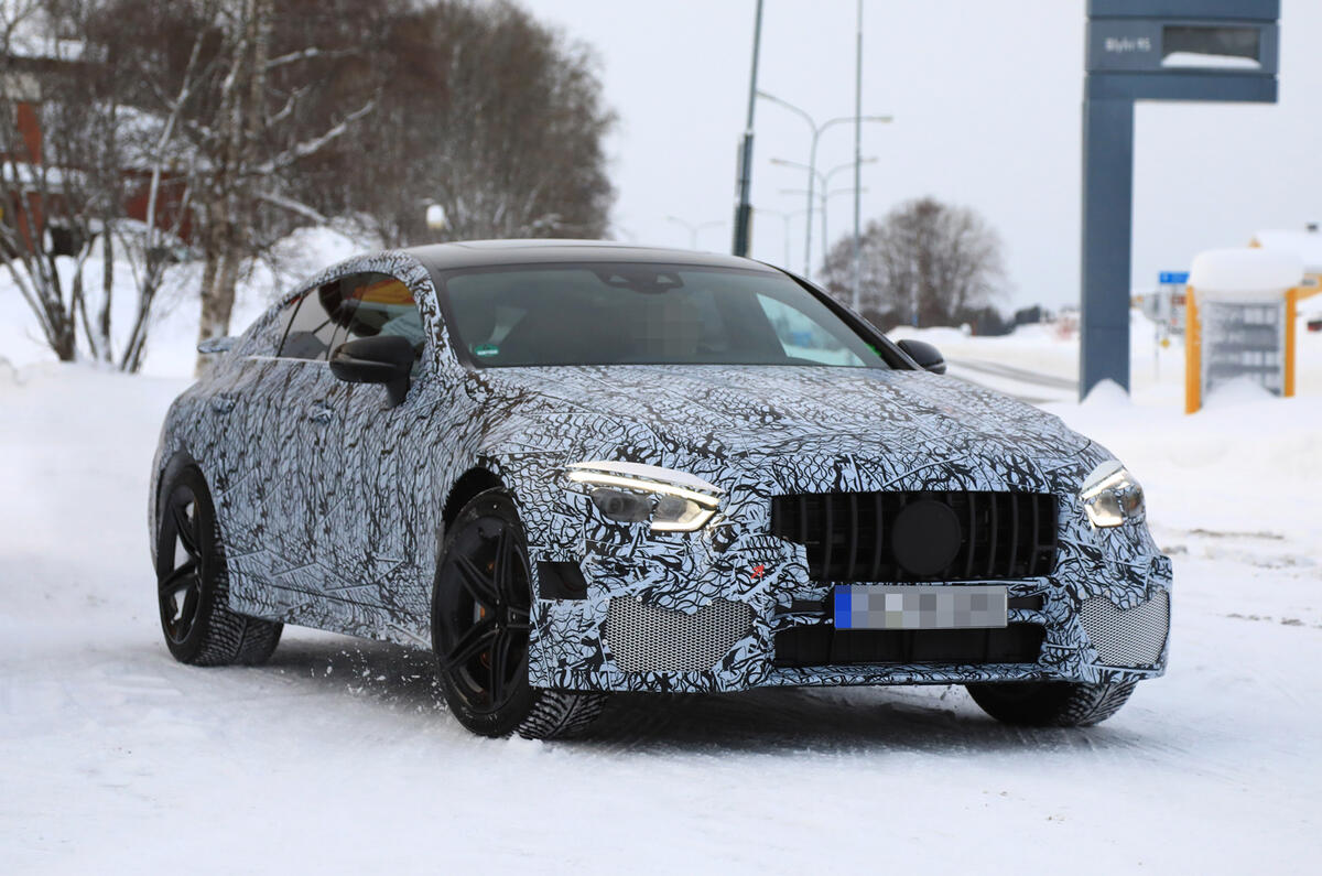 Mercedes-AMG GT four-door: more extreme R variant spotted testing