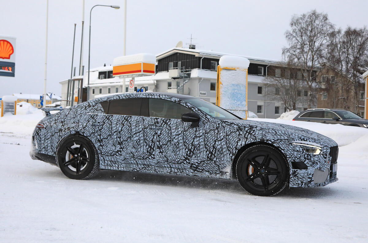 Mercedes-AMG GT four-door: more extreme R variant spotted testing