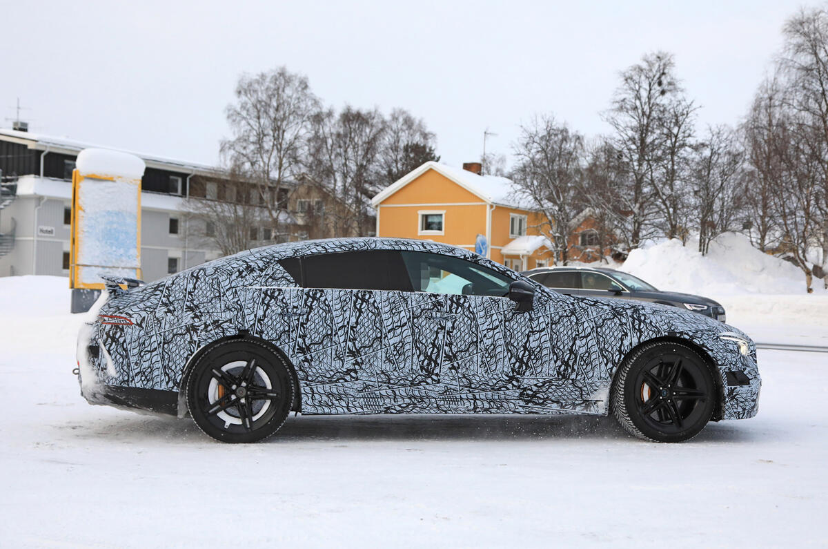 Mercedes-AMG GT four-door: more extreme R variant spotted testing