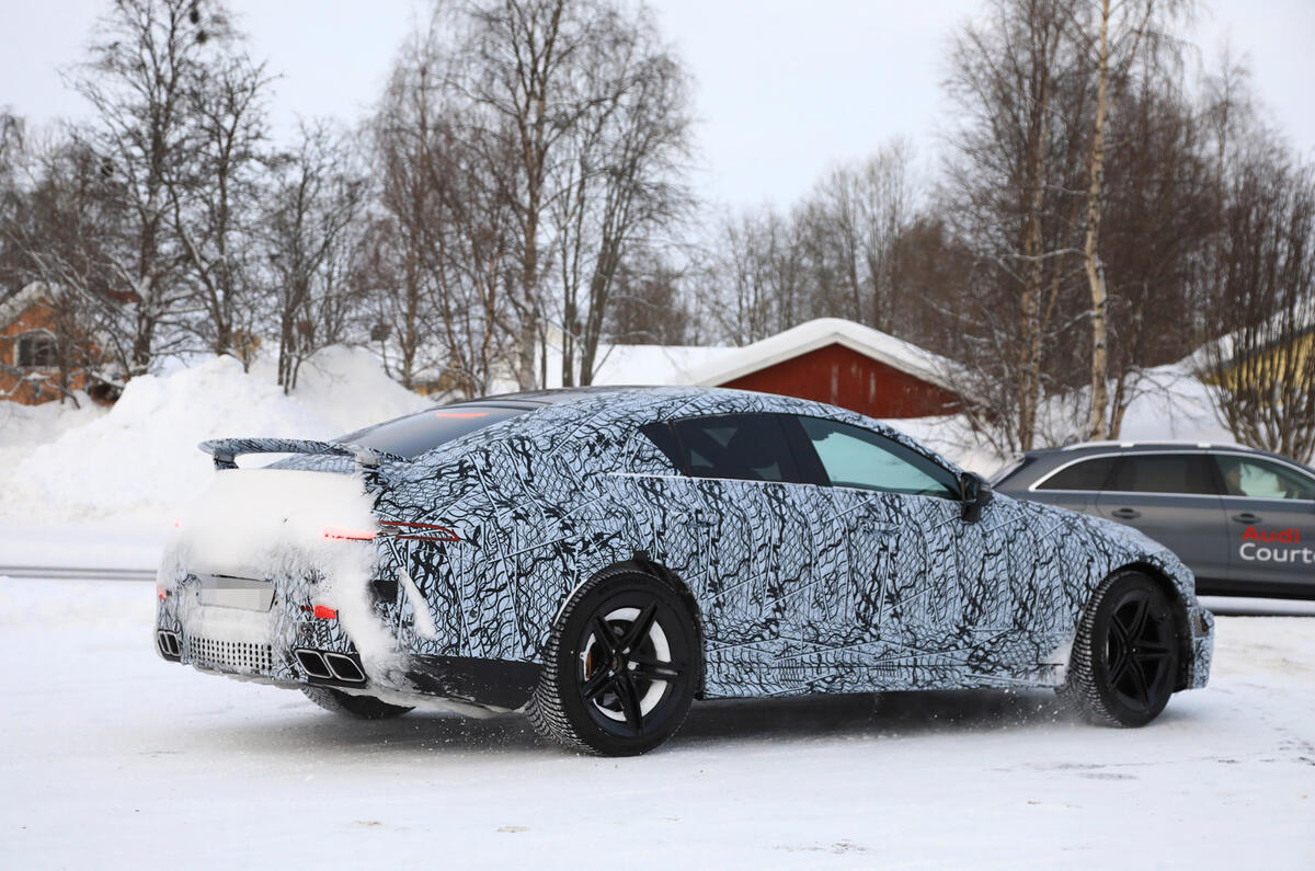 Mercedes-AMG GT four-door: more extreme R variant spotted testing