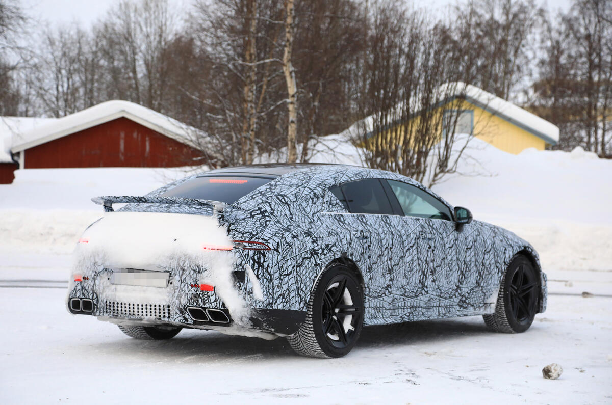 Mercedes-AMG GT four-door: more extreme R variant spotted testing