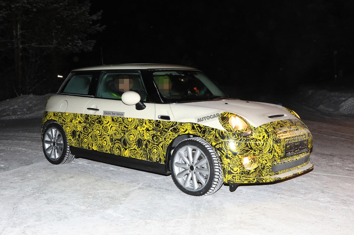 Mini Electric: first pictures of 'pivotal' zero-emission 2019 model