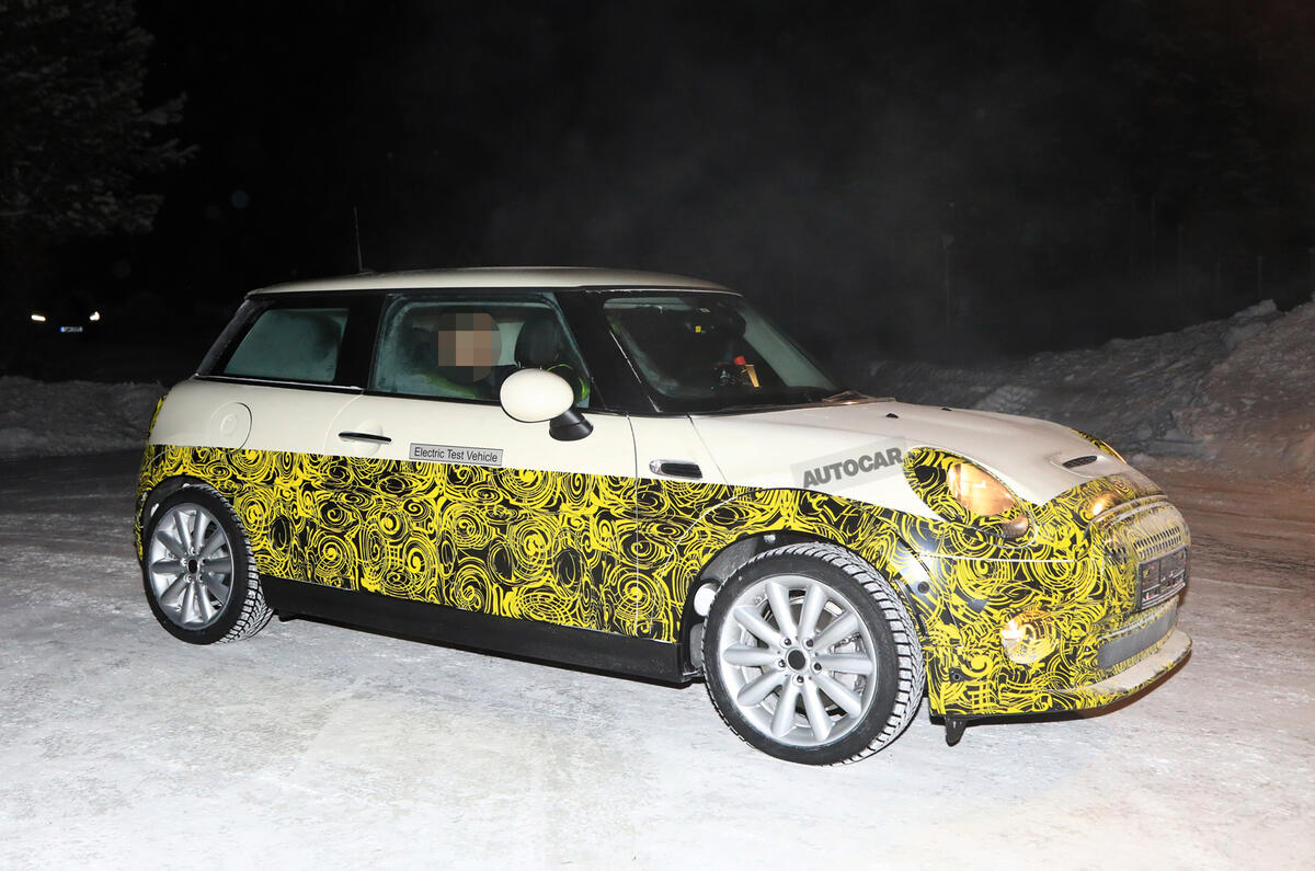 Mini Electric: first pictures of 'pivotal' zero-emission 2019 model