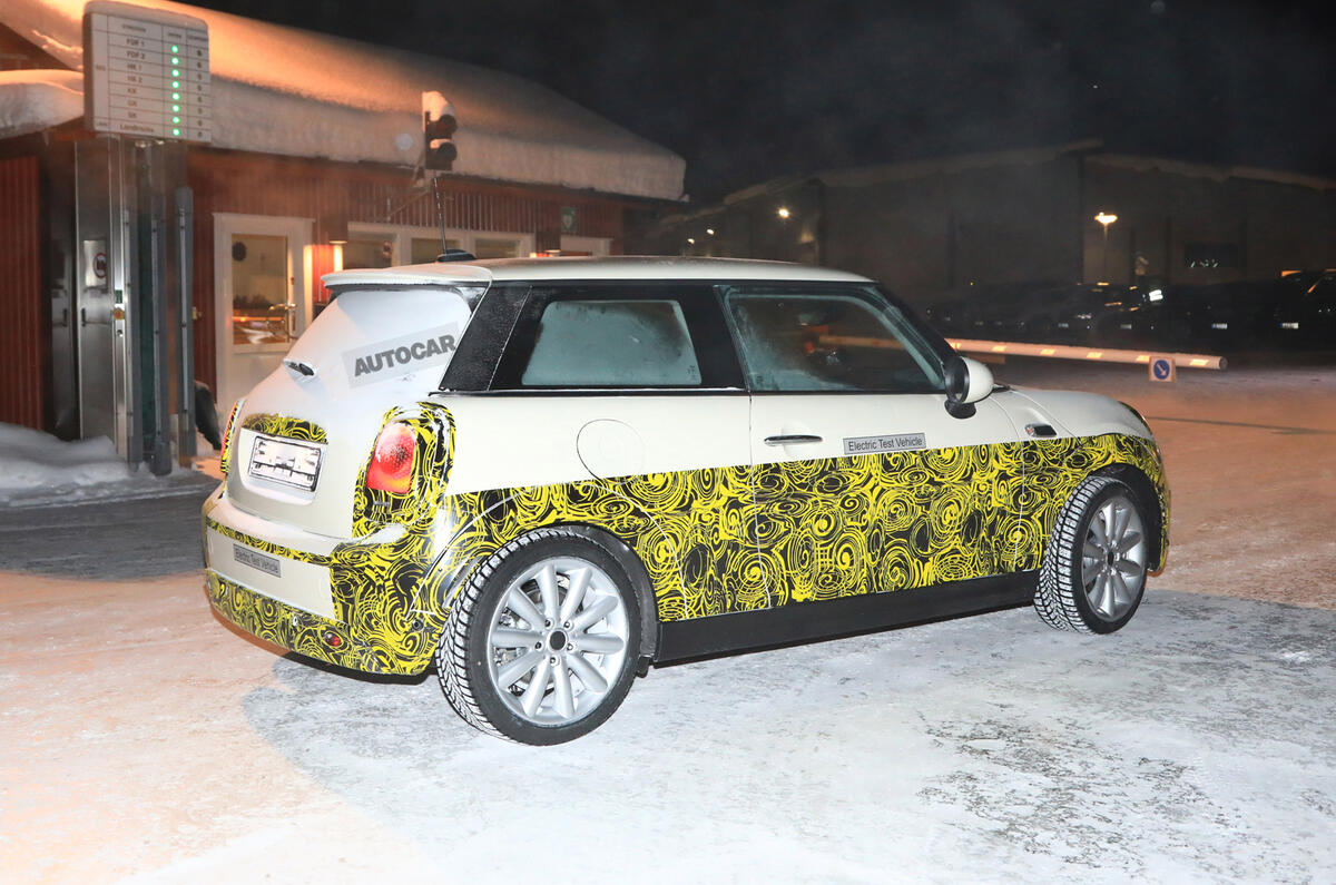 Mini Electric: first pictures of 'pivotal' zero-emission 2019 model