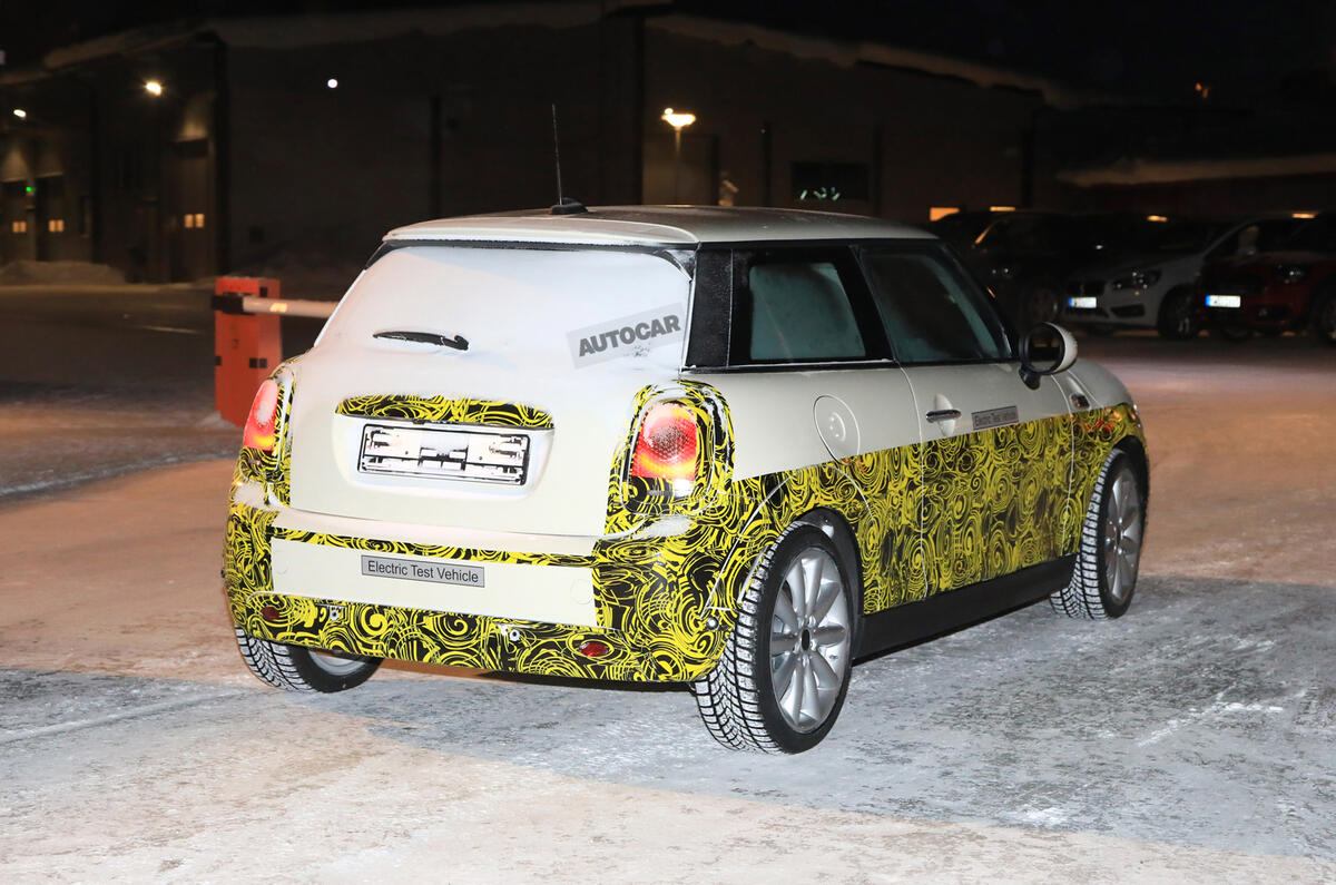 Mini Electric: first pictures of 'pivotal' zero-emission 2019 model