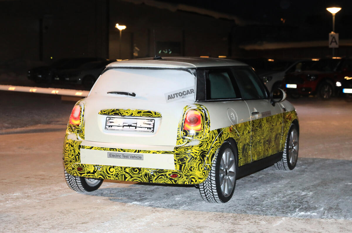 Mini Electric: first pictures of 'pivotal' zero-emission 2019 model