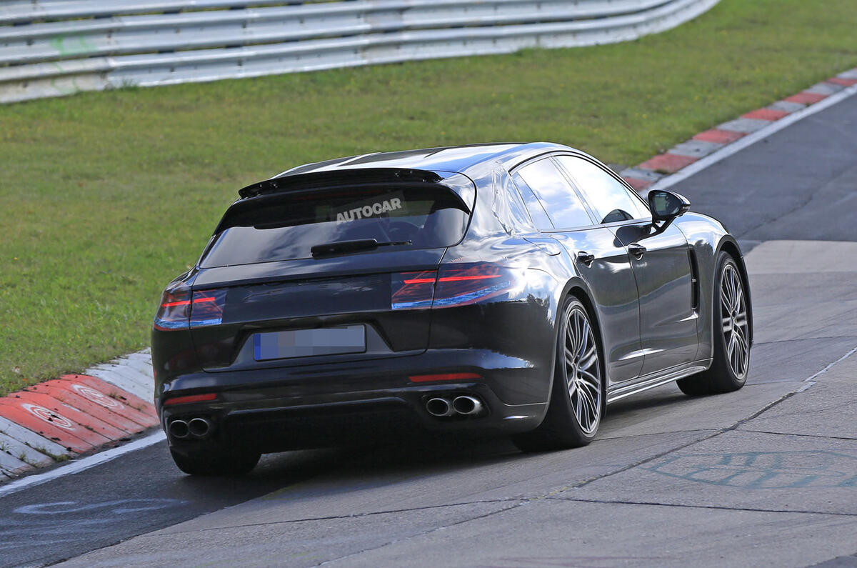 2017 Porsche Panamera Sport Turismo spotted at the Nüburgring