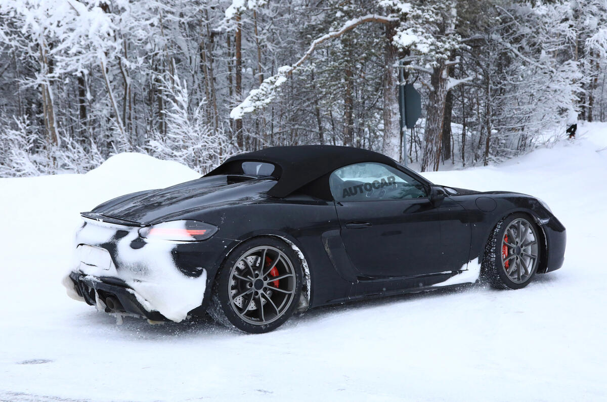 Porsche 718 Boxster Spyder to use 911 GT3 flat six power