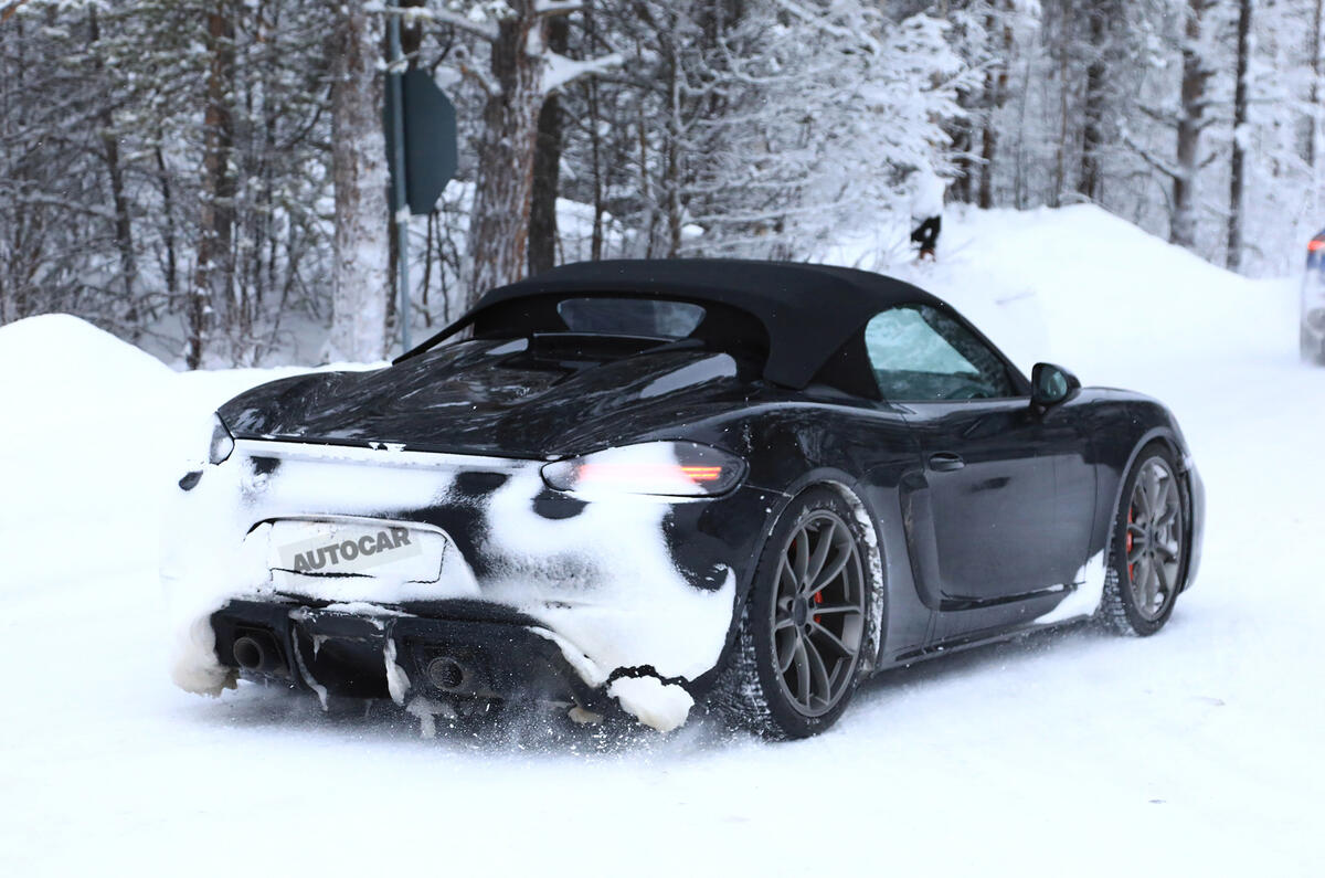 Porsche 718 Boxster Spyder to use 911 GT3 flat six power