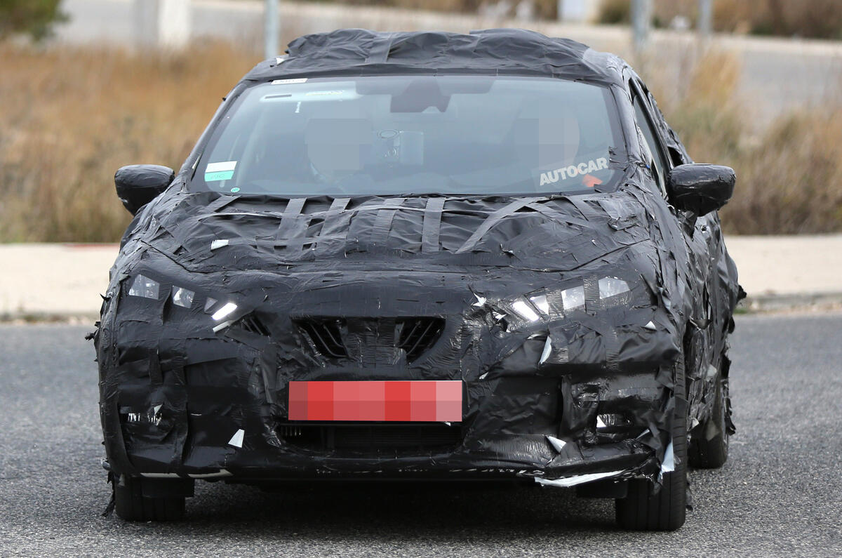Nissan Micra spy shots
