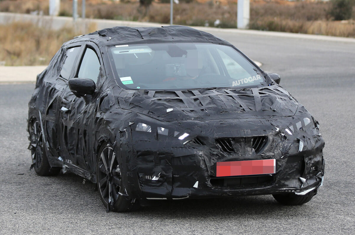 Nissan Micra spy shots