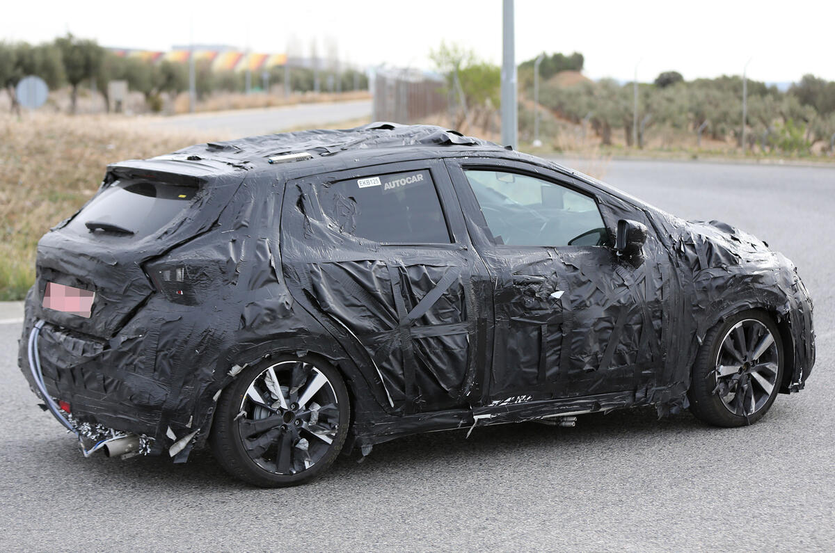 Nissan Micra spy shots