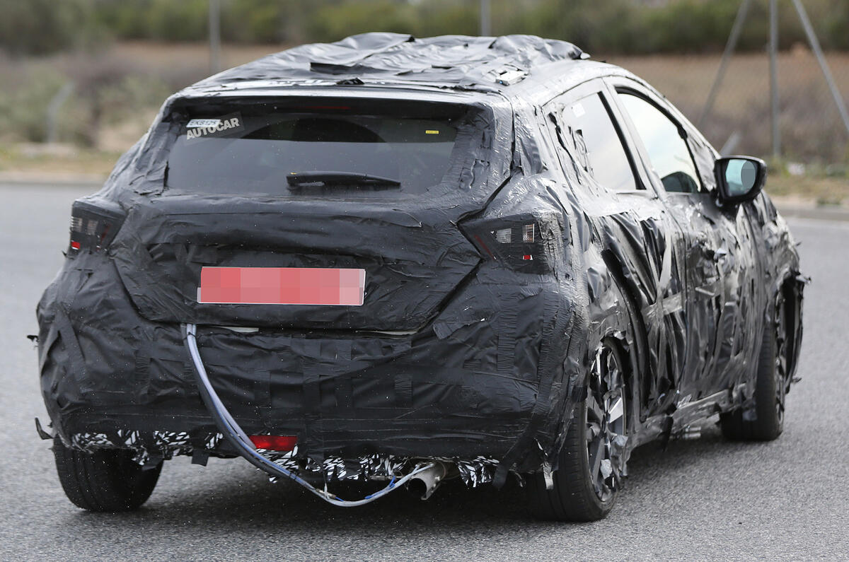 Nissan Micra spy shots