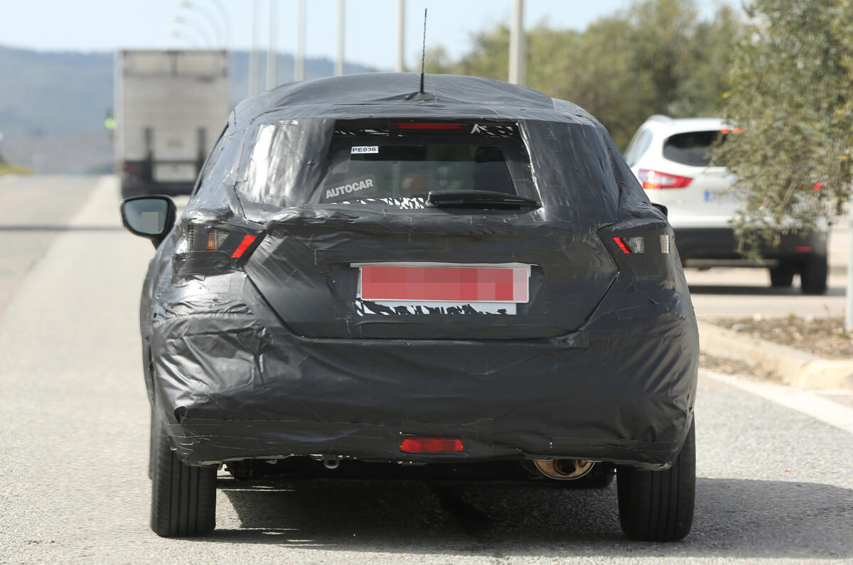 Nissan Micra spy shots