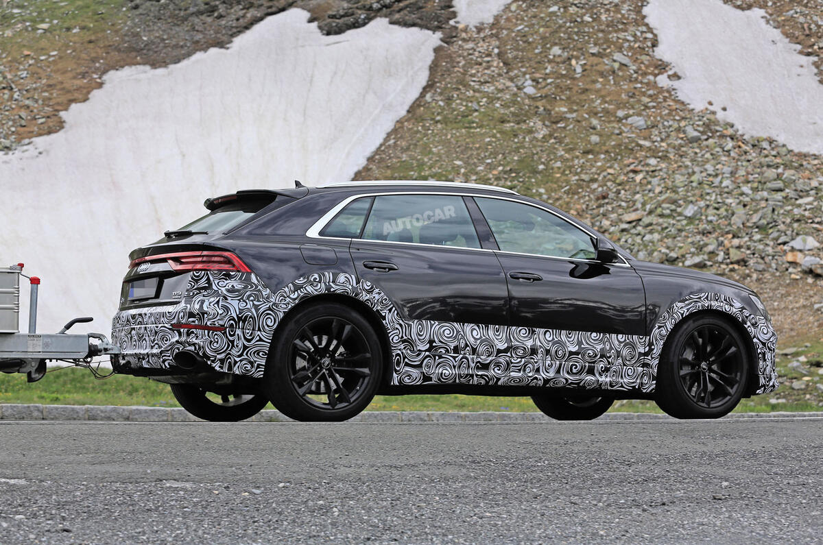 2019 Audi Rs Q8 New Pictures Of 670bhp Hybrid V8 Suv