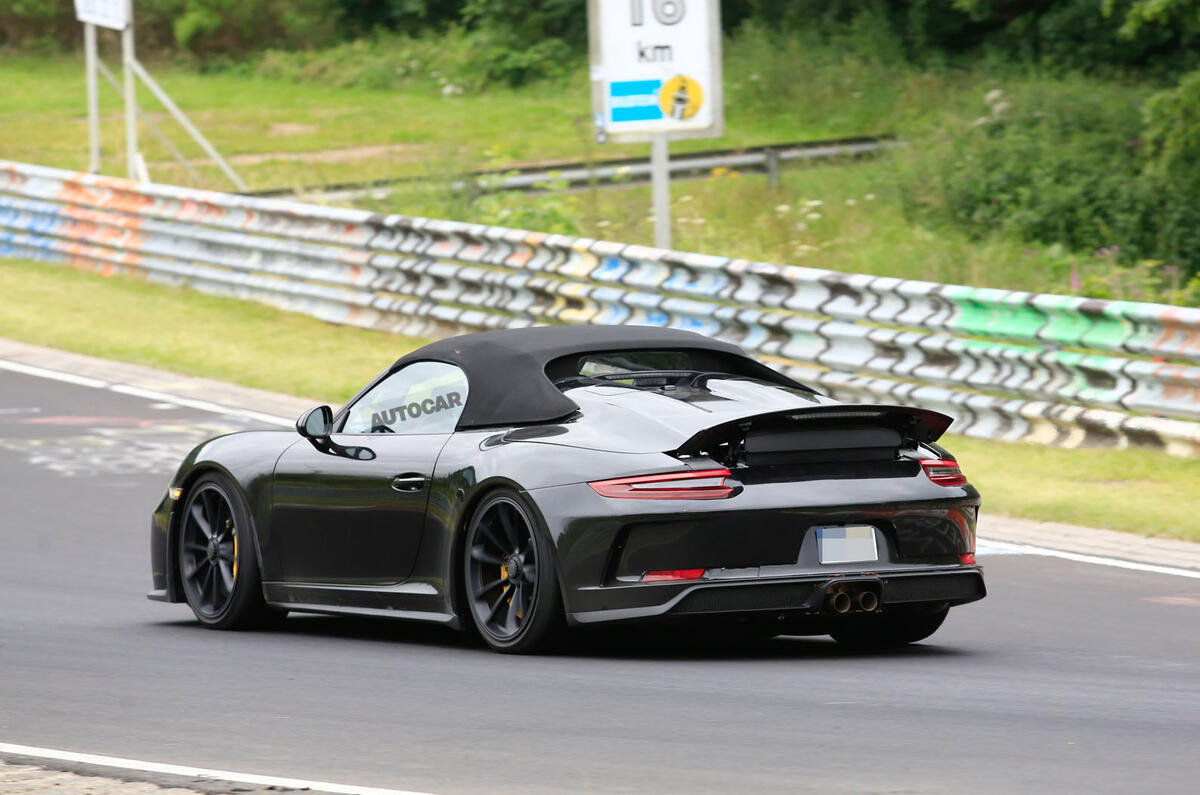 Next Porsche 911 Speedster to get hardcore GT3 running gear