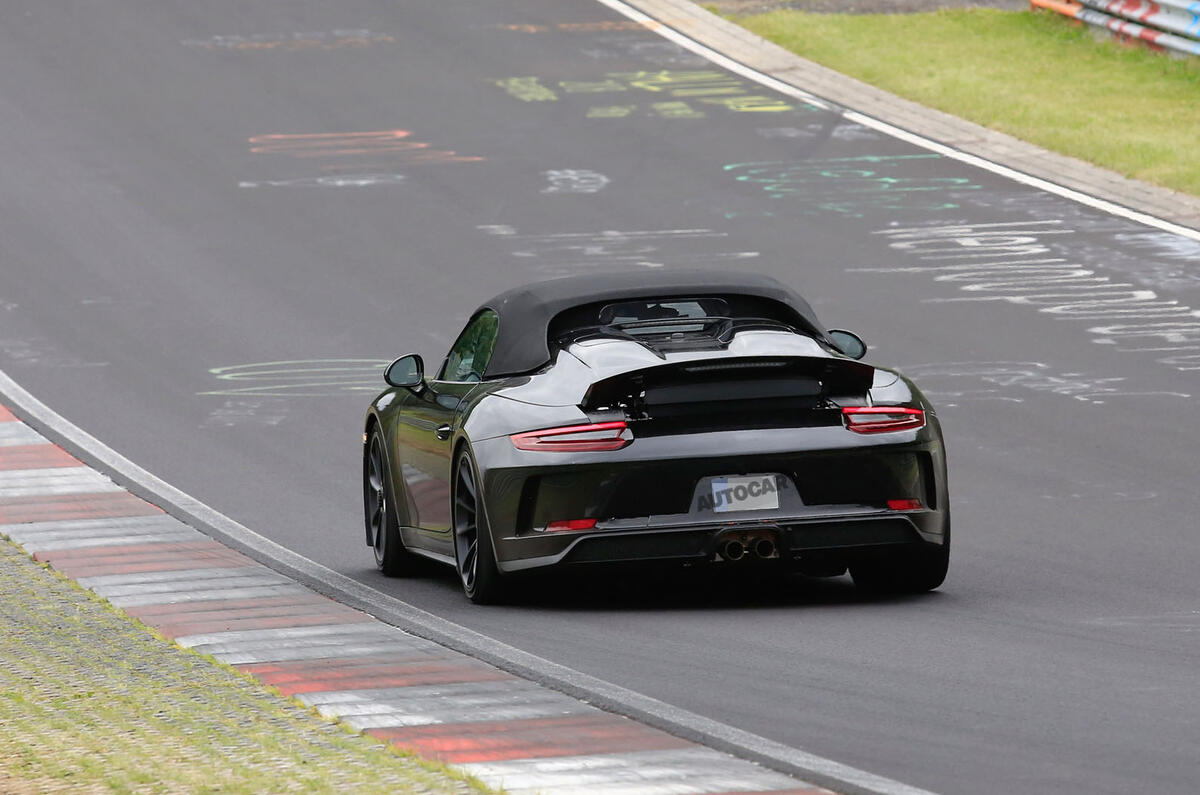 Next Porsche 911 Speedster to get hardcore GT3 running gear