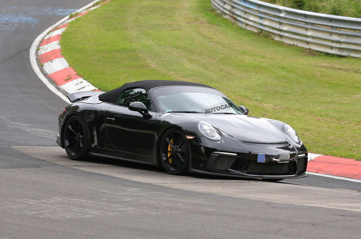 Next Porsche 911 Speedster to get hardcore GT3 running gear